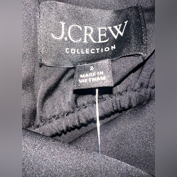 NWT J.Crew Collection Gwyneth Strapless Dress in Black - Picture 4 of 5